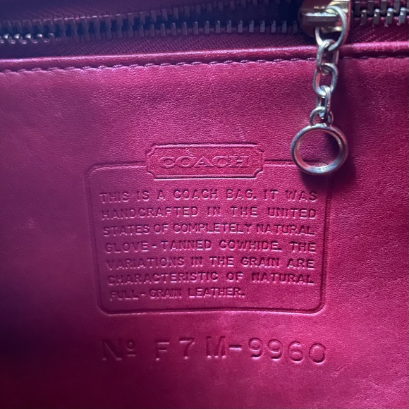 Vintage Coach Red Daypack #9960 - Picture 13 of 16
